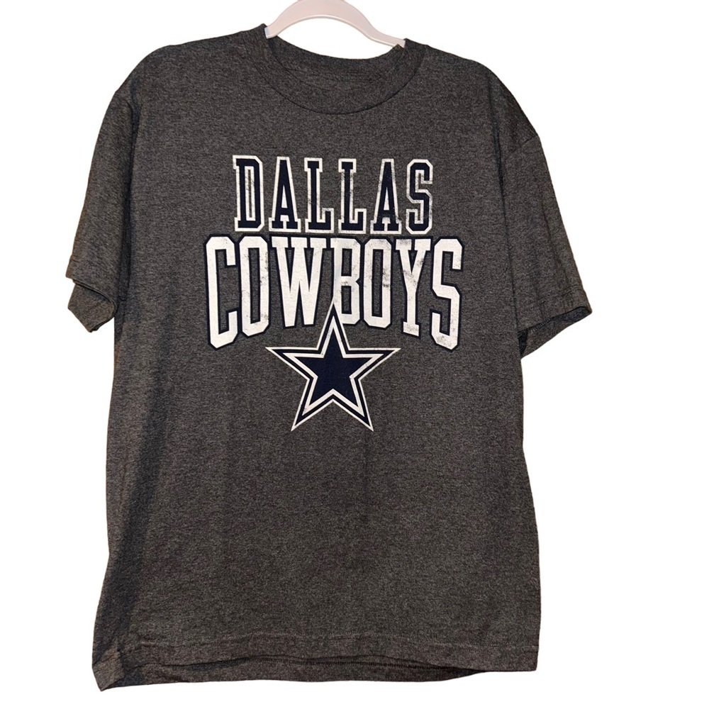 Men NFL Dallas Cowboys gray Tshirt size L Large